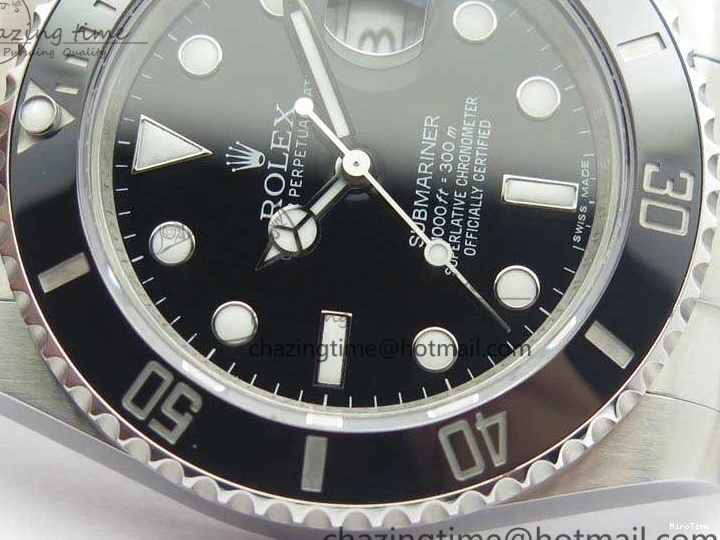 MiroTime 0506 Classic Submariner 116610 LN Black Ceramic GMF 1:1 Best Edition 904L SS Case And Bracelet SA 3512